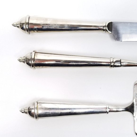 Towle Copenhagen Pattern Carving Set Cake Server - Picture 4 of 9